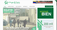 Desktop Screenshot of hogardecristo.org.ec