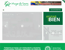Tablet Screenshot of hogardecristo.org.ec